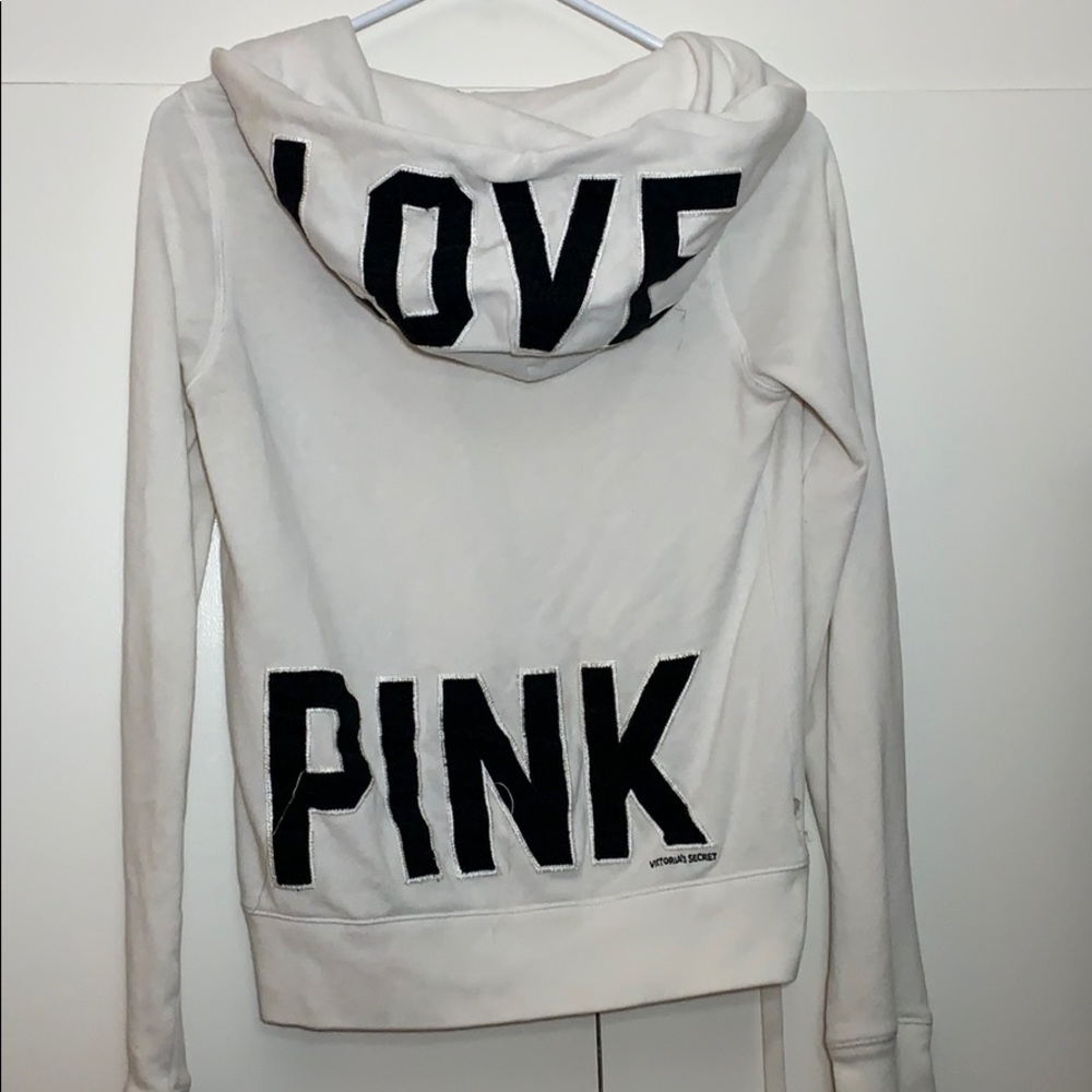 LOVE PINK zip up hoodie